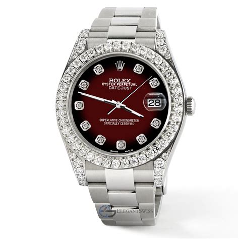 rolex datejust maroon dial|Rolex Datejust 41 ref 126300.